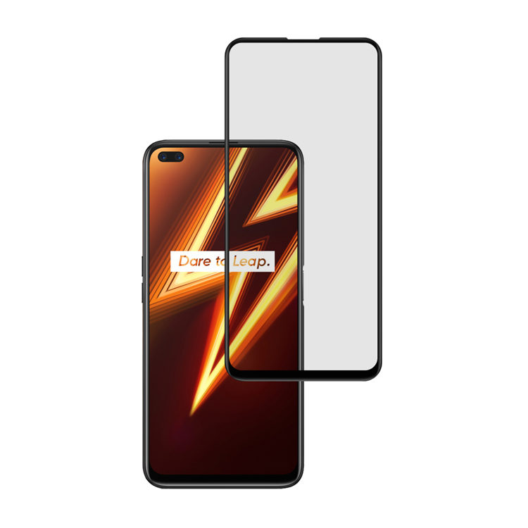 Alink 3D hot bending full glue tempered glass screen protector for Realme 6 Pro