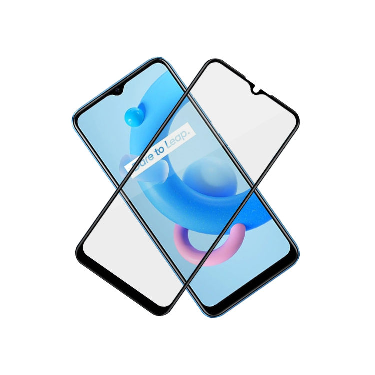 Alink 3D hot bending full glue tempered glass screen protector for Realme C20