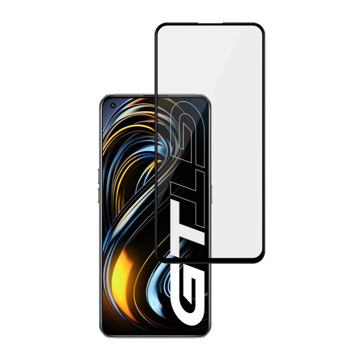 Alink 3D hot bending full glue tempered glass screen protector for Realme GT