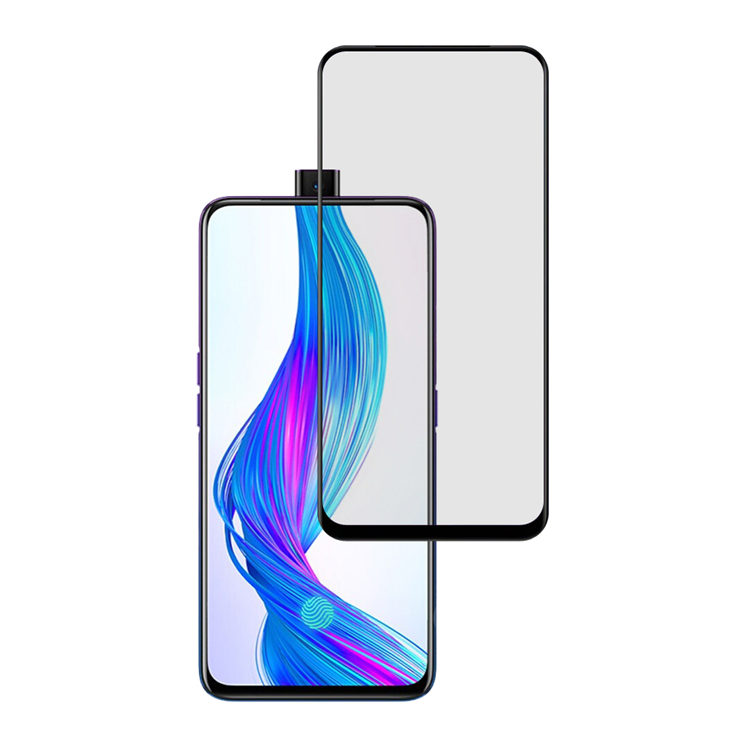 Alink 2.5D silk print full glue tempered glass screen protector for Realme X