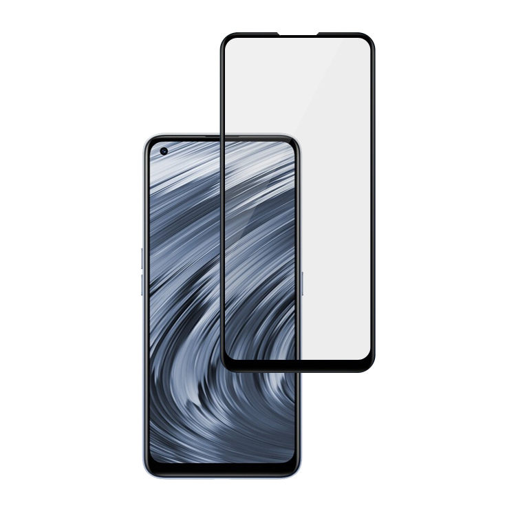 Alink 2.5D silk print full glue tempered glass screen protector for Realme X9