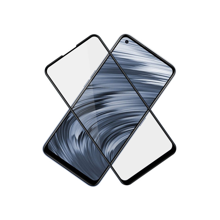 Alink 2.5D silk print full glue tempered glass screen protector for Realme X9