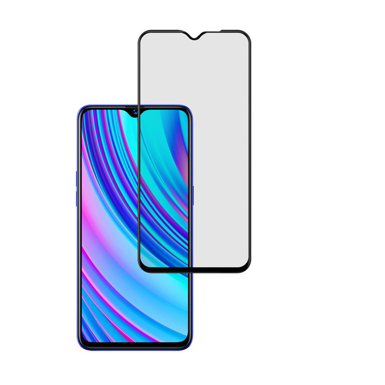 Alink 2.5D silk print full glue tempered glass screen protector for Realme X Lite