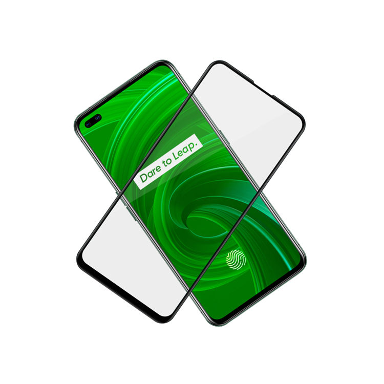 Alink 3D hot bending edge glue tempered glass screen protector for Realme X50 Pro