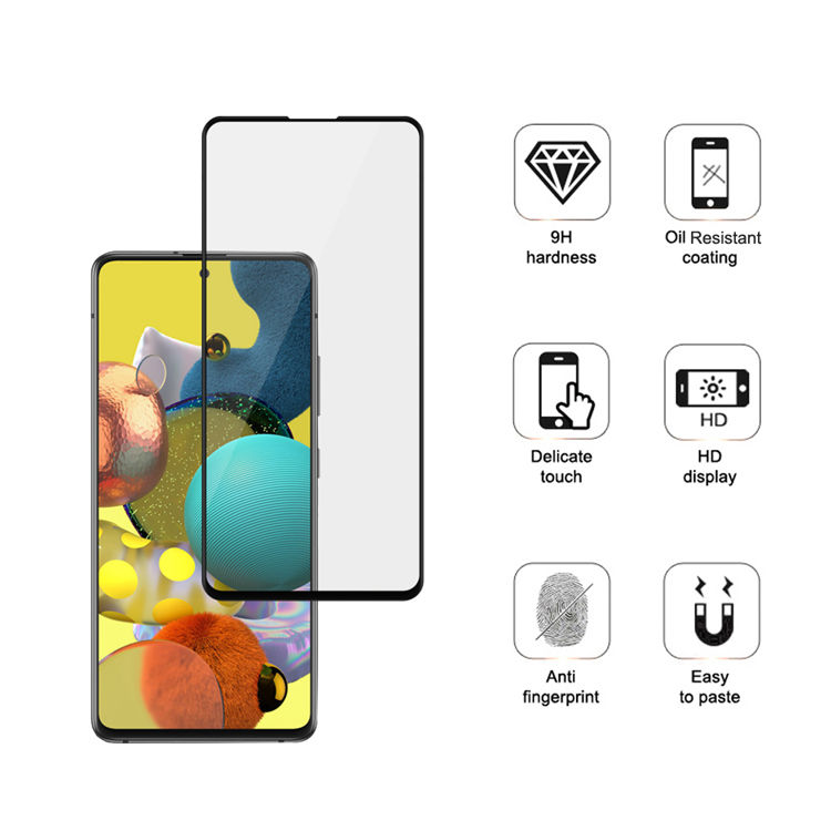 Alink 3D hot bending full glue tempered glass screen protector for Samsung Galaxy A52