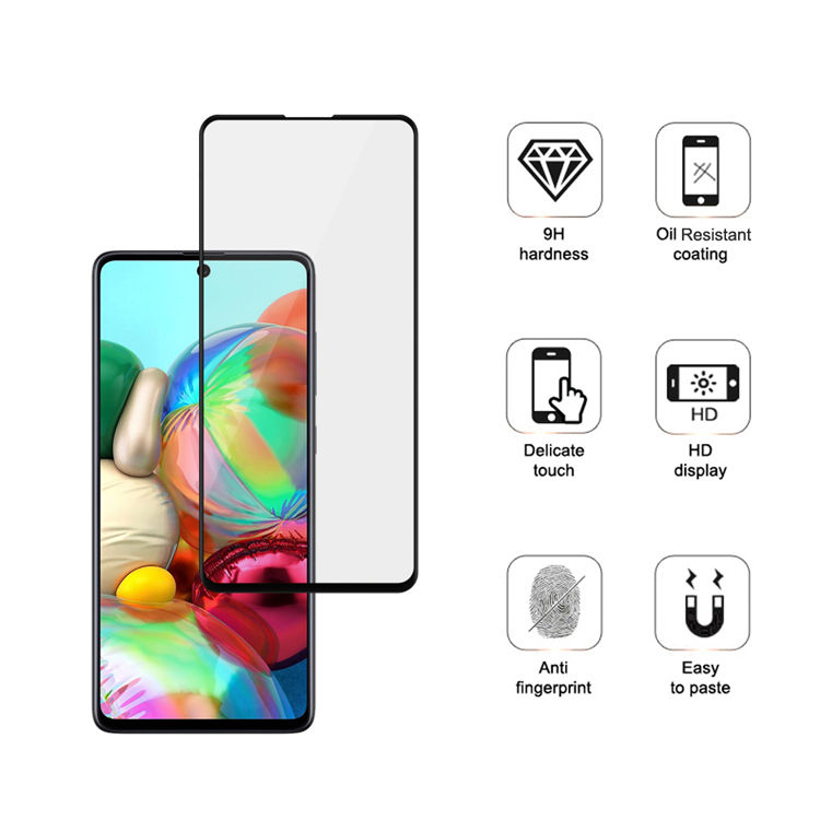 Alink 3D hot bending full glue tempered glass screen protector for Samsung Galaxy A72