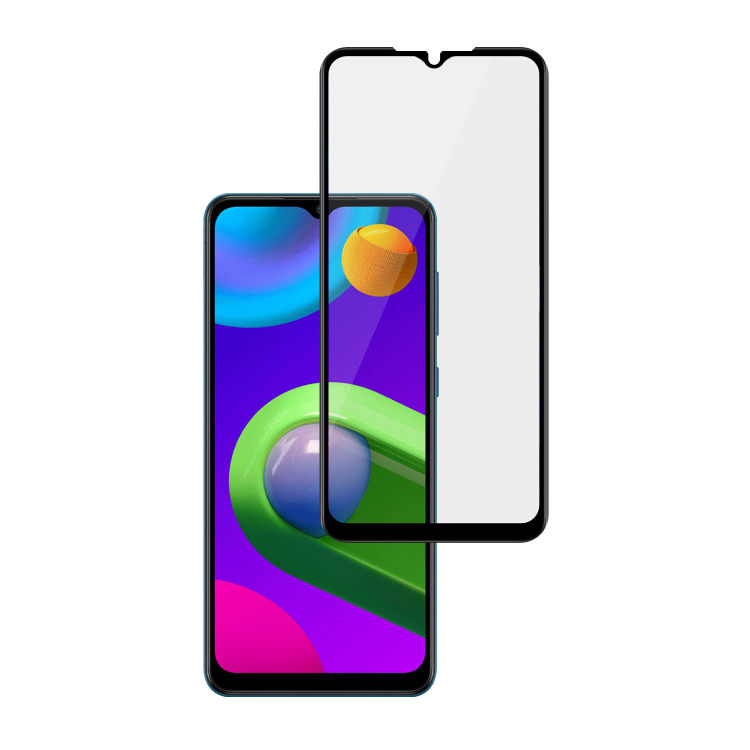 Alink 3D hot bending full glue tempered glass screen protector for Samsung Galaxy M02