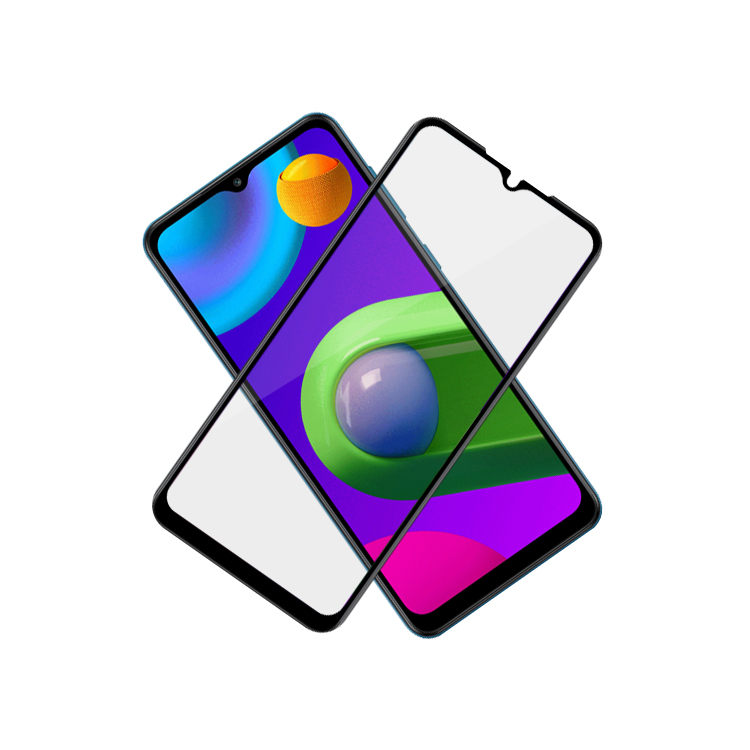 Alink 3D hot bending full glue tempered glass screen protector for Samsung Galaxy M02