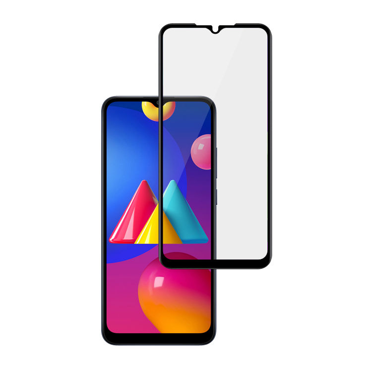 Alink 3D hot bending edge glue tempered glass screen protector for Samsung Galaxy M02S