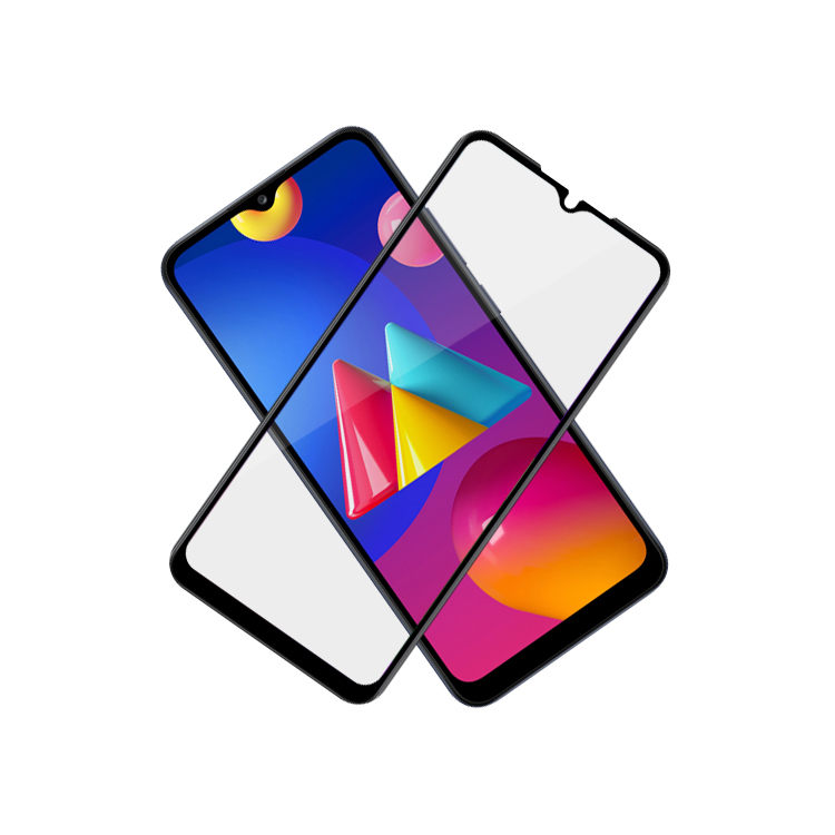 Alink 3D hot bending edge glue tempered glass screen protector for Samsung Galaxy M02S