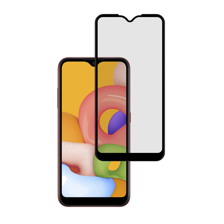 Alink 3D hot bending full glue tempered glass screen protector for Samsung Galaxy A01