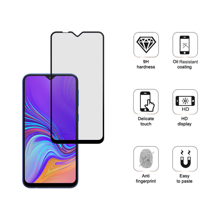 Alink 3D hot bending full glue tempered glass screen protector for Samsung Galaxy A20