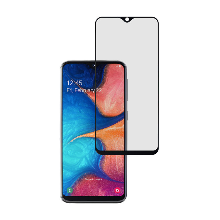 Alink 3D hot bending edge glue tempered glass screen protector for Samsung Galaxy A20E