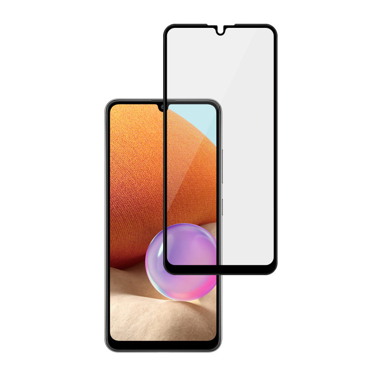 Alink 3D hot bending edge glue tempered glass screen protector for Samsung Galaxy A32