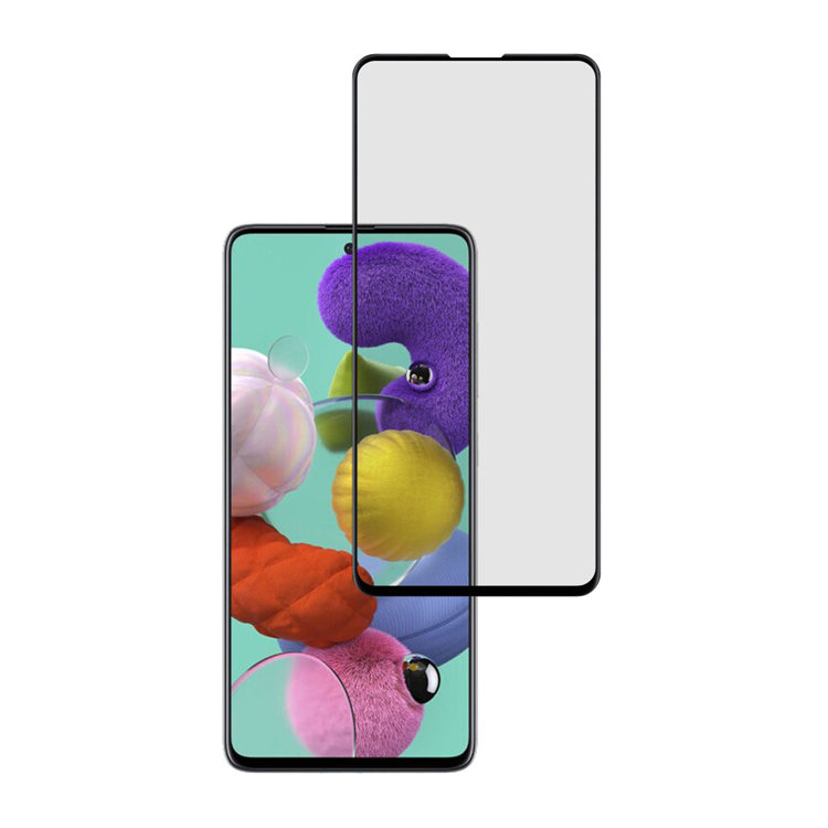 Alink 2.5D silk print full glue tempered glass screen protector for Samsung Galaxy A51