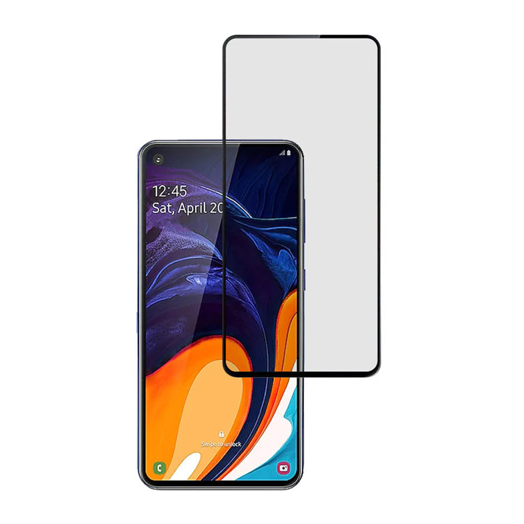 Alink 3D hot bending edge glue tempered glass screen protector for Samsung Galaxy A60