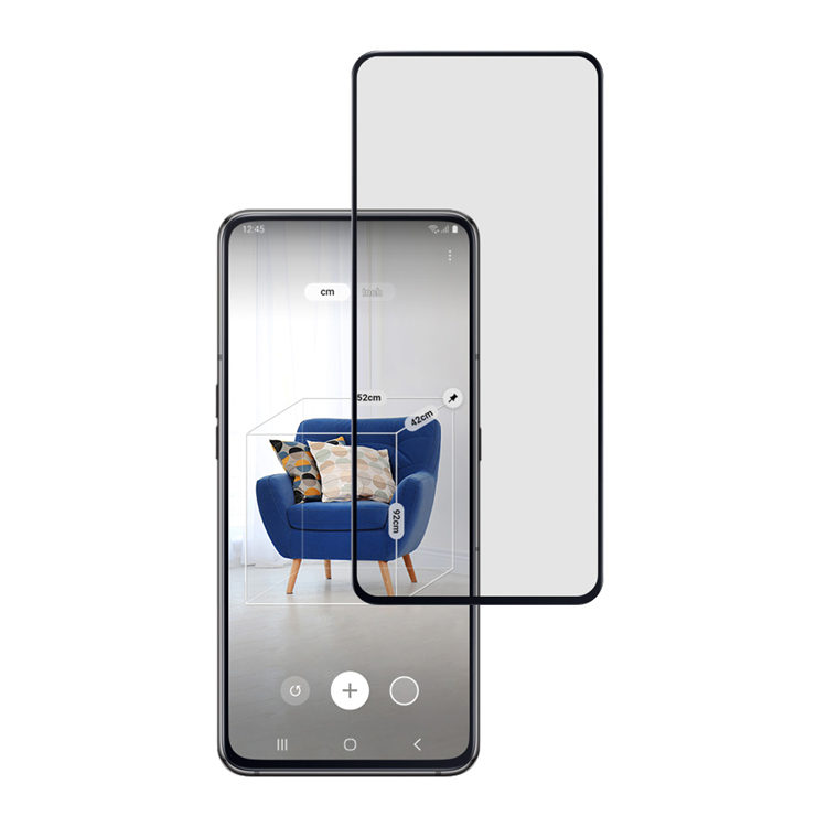 Alink 2.5D silk print full glue tempered glass screen protector for Samsung Galaxy A80