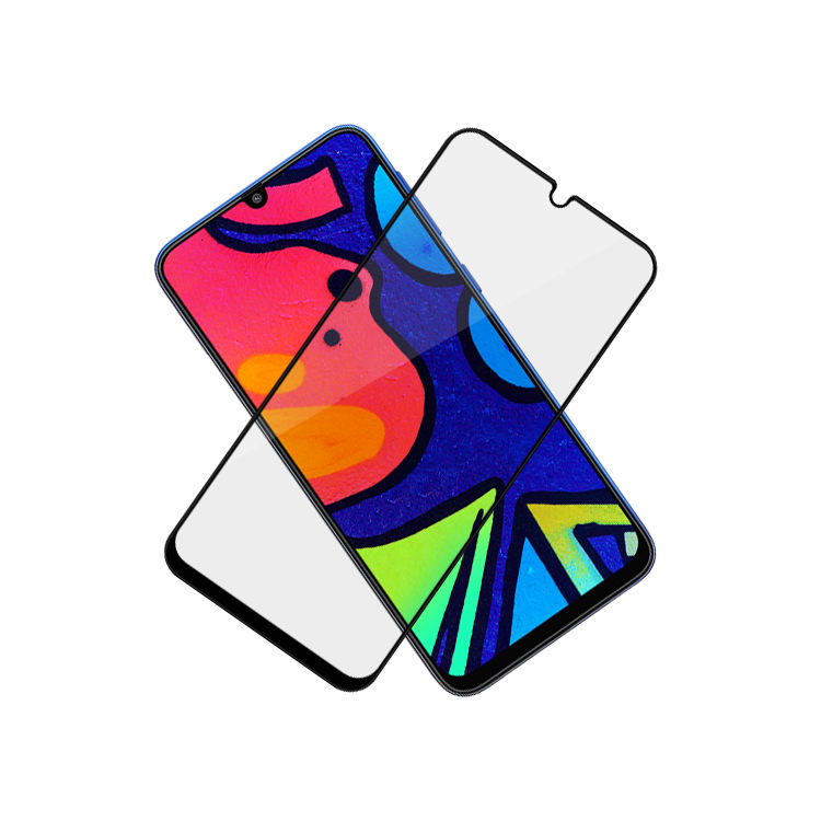 Alink 2.5D silk print full glue tempered glass screen protector for Samsung Galaxy F41