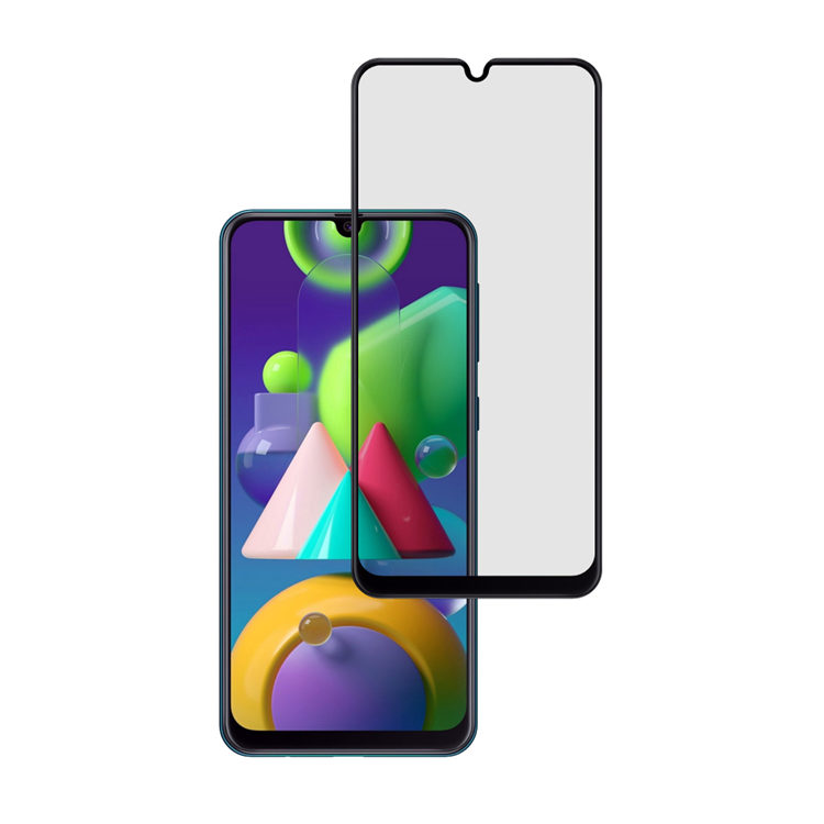 Alink 3D hot bending full glue tempered glass screen protector for Samsung Galaxy M21