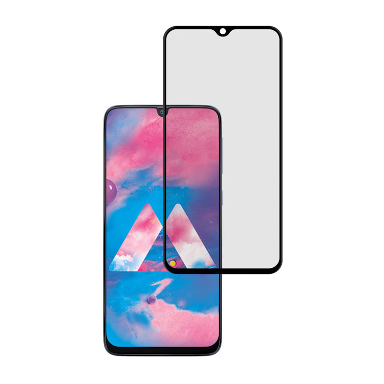 Alink 2.5D silk print full glue tempered glass screen protector for Samsung Galaxy M30