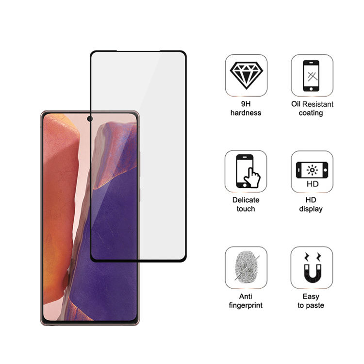 Alink 3D curved UV glue tempered glass screen protector for Samsung Galaxy Note 20