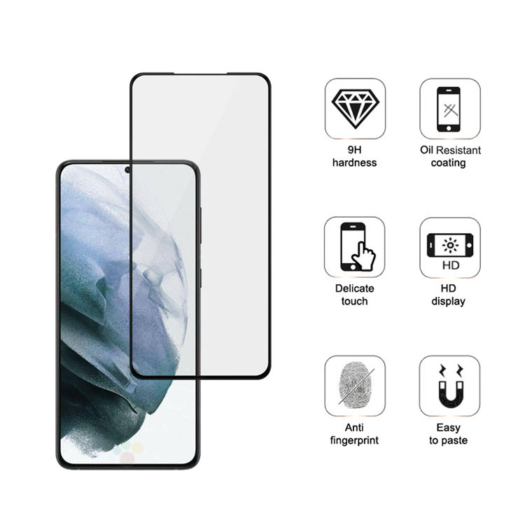 Alink 3D hot bending full glue tempered glass screen protector for Samsung Galaxy S21+