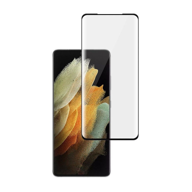Alink 3D curved precise carving tempered glass screen protector for Samsung Galaxy S21 Ultra
