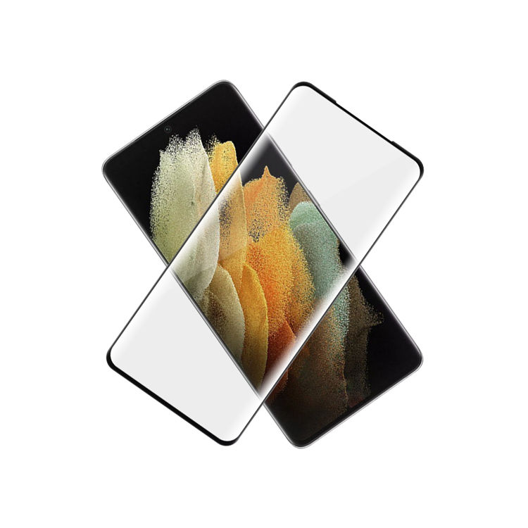 Alink 3D curved precise carving tempered glass screen protector for Samsung Galaxy S21 Ultra