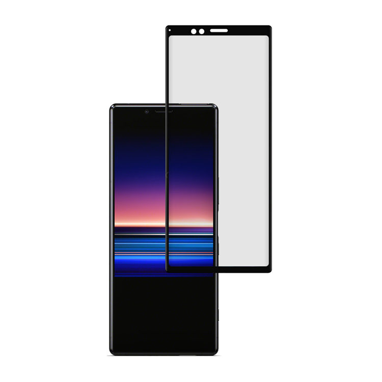 Alink 3D hot bending edge glue tempered glass screen protector for Sony Xperia 1