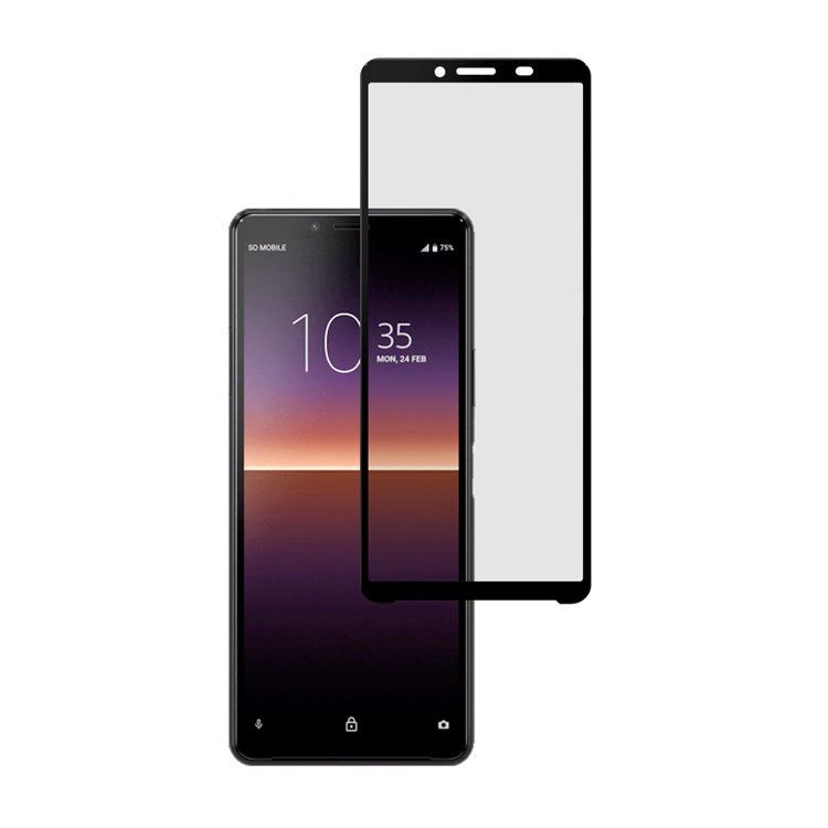 Alink 3D hot bending edge glue tempered glass screen protector for Sony Xperia 10 ll