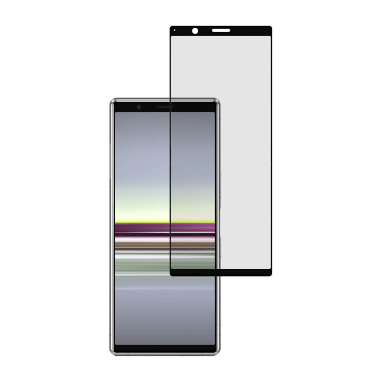 Alink 2.5D silk print full glue tempered glass screen protector for Sony Xperia 5