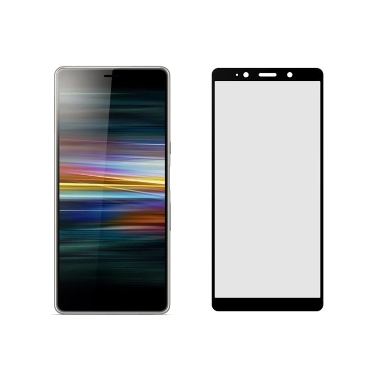 Alink 2.5D silk print full glue tempered glass screen protector for Sony Xperia L3