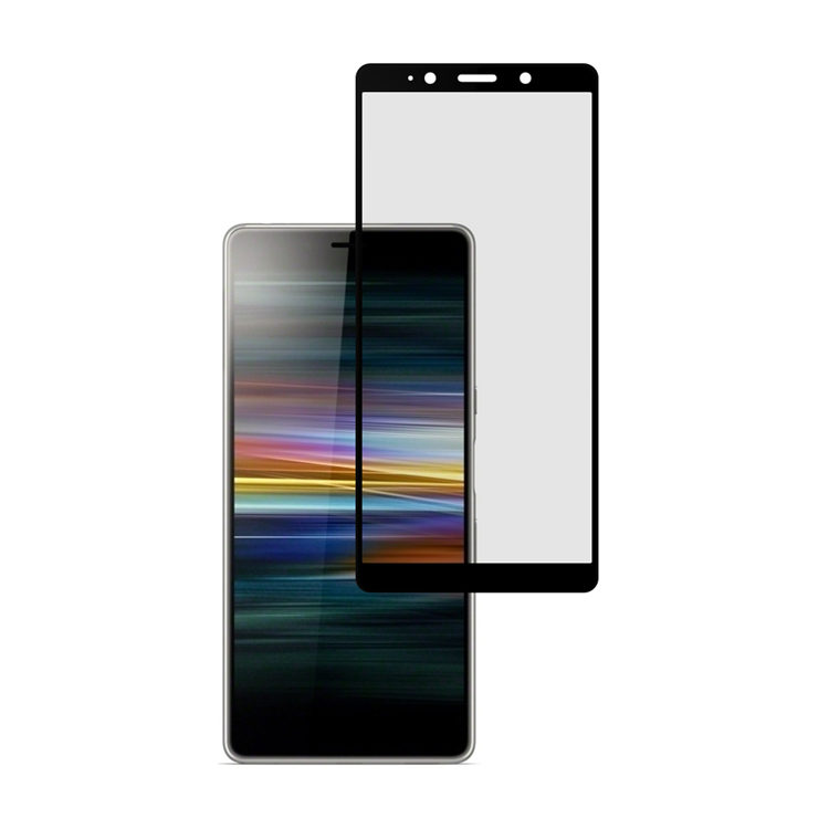 Alink 2.5D silk print full glue tempered glass screen protector for Sony Xperia L3