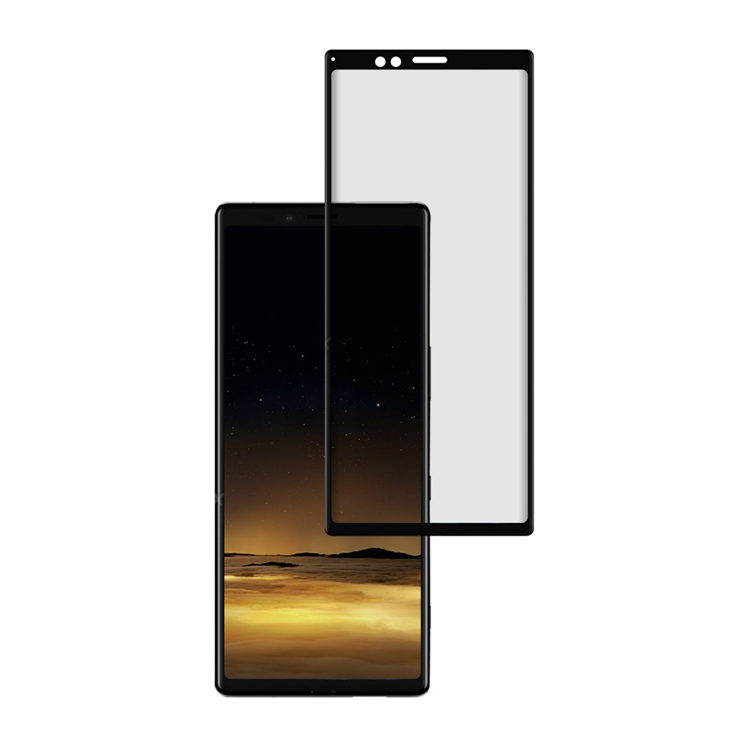 Alink 3D hot bending edge glue tempered glass screen protector for Sony Xperia XZ4