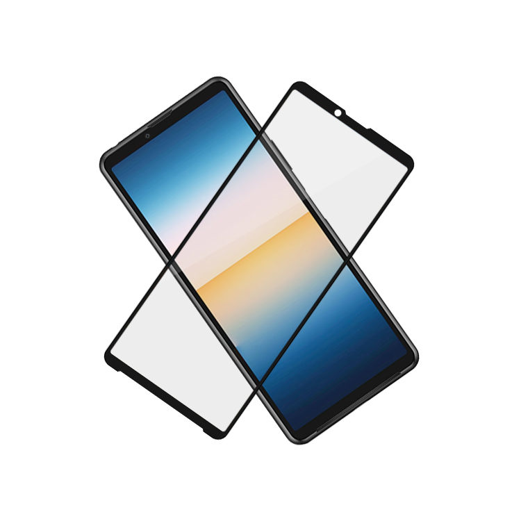 Alink 3D hot bending full glue tempered glass screen protector for Sony Xperia 10 lll