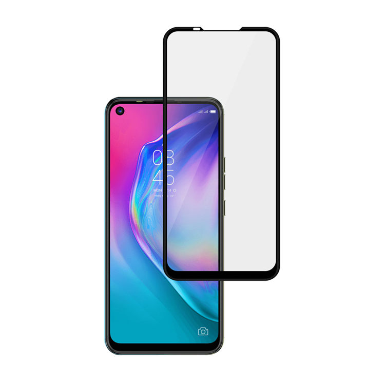 Alink 3D hot bending full glue tempered glass screen protector for Tecno Camon 15