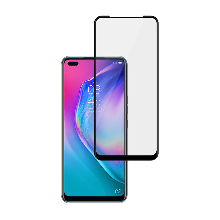 Alink 3D hot bending full glue tempered glass screen protector for Tecno Camon 16 Premier