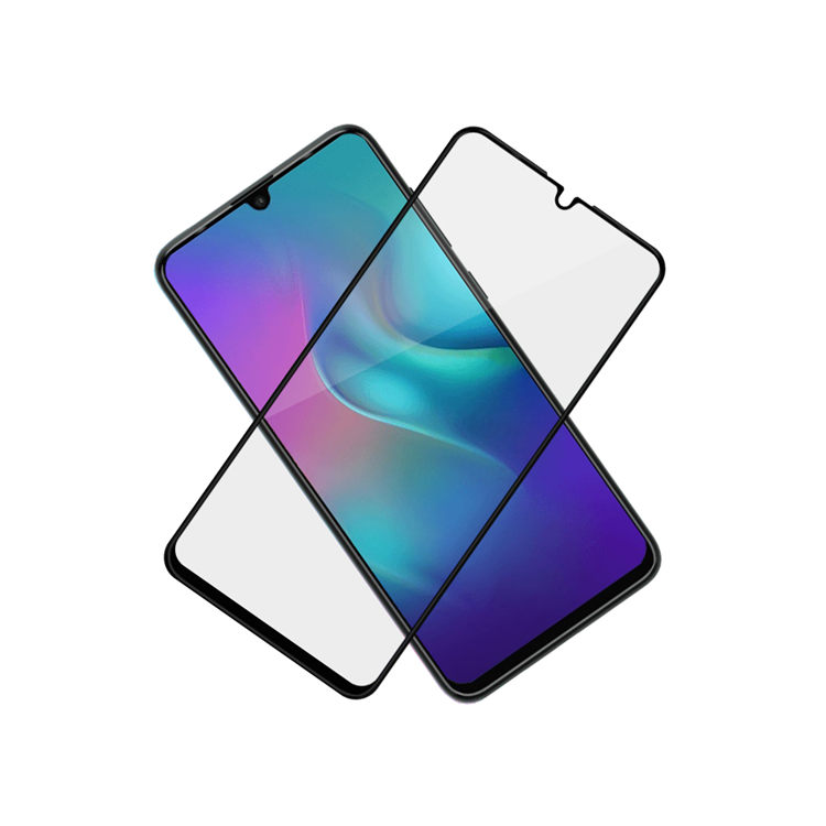 Alink 2.5D silk print full glue tempered glass screen protector for Tecno Phantom 9