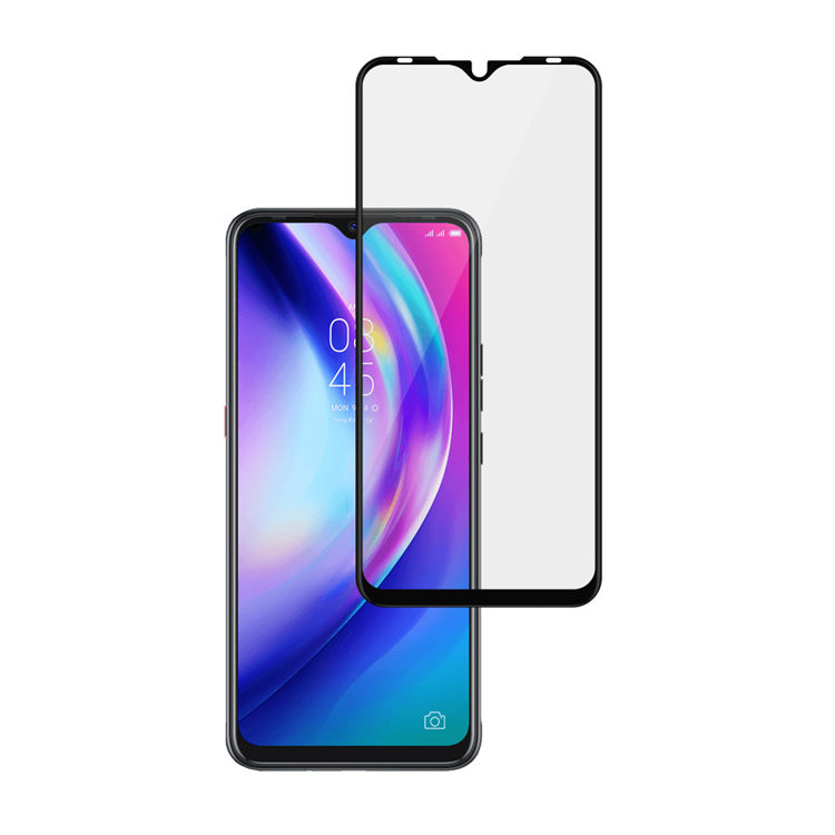 Alink 3D hot bending full glue tempered glass screen protector for Tecno Pouvoir 4 Pro