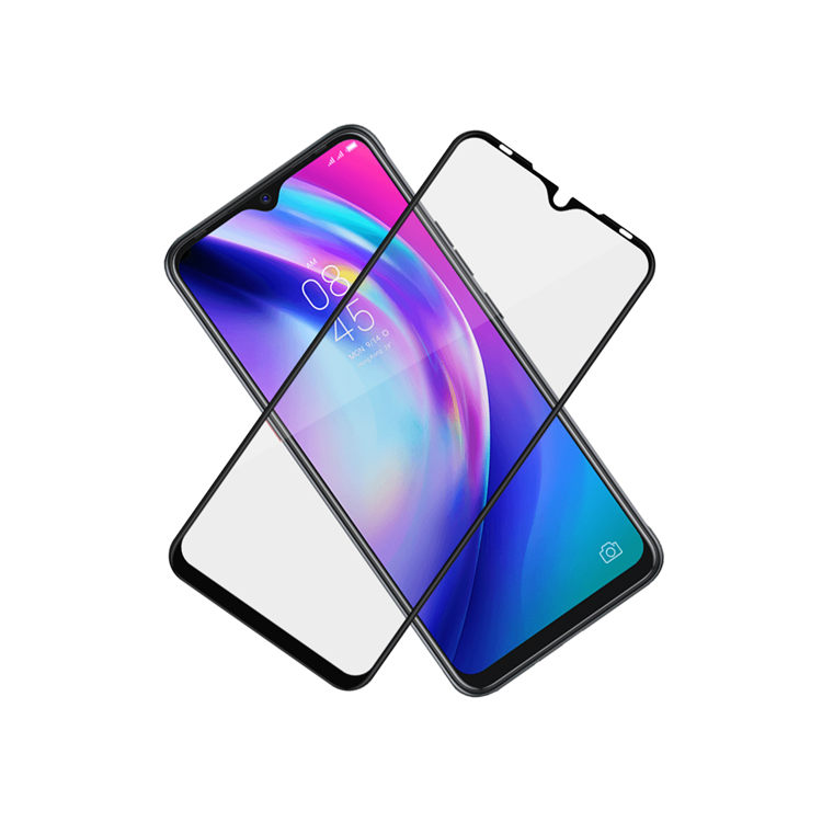 Alink 3D hot bending full glue tempered glass screen protector for Tecno Pouvoir 4 Pro