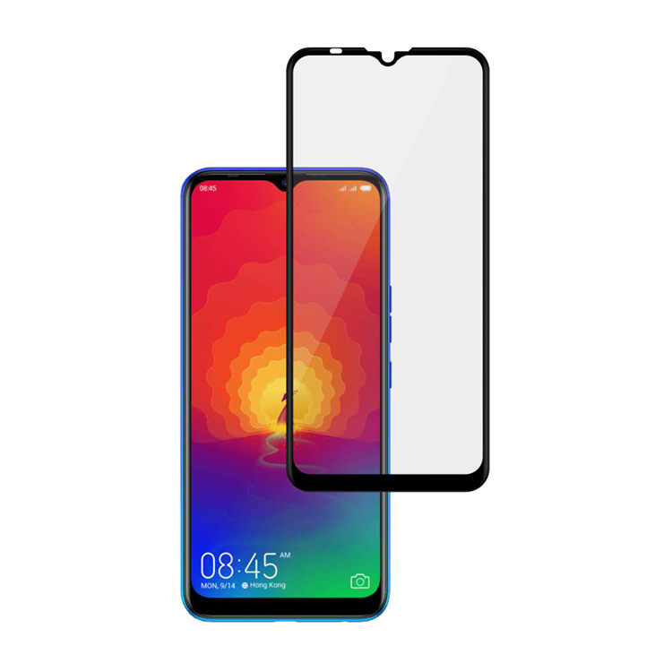 Alink 2.5D silk print full glue tempered glass screen protector for Tecno Spark 4 Air