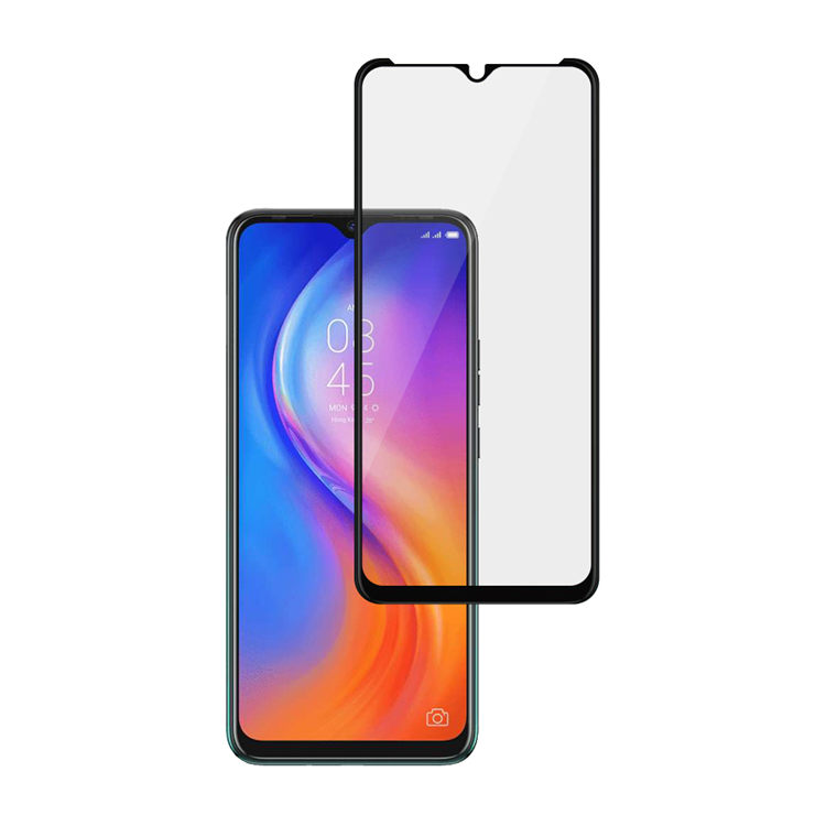 Alink 3D hot bending full glue tempered glass screen protector for Tecno Spark 5 Air