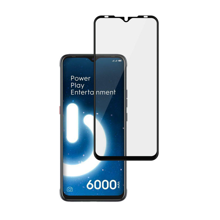 Alink 3D hot bending full glue tempered glass screen protector for Tecno Spark Power 2