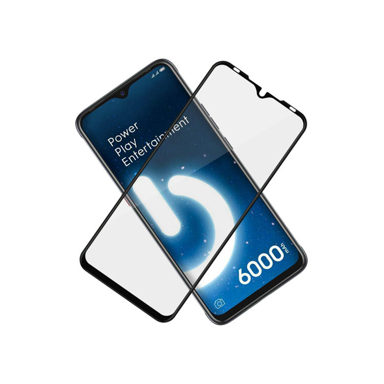 Alink 3D hot bending full glue tempered glass screen protector for Tecno Spark Power 2