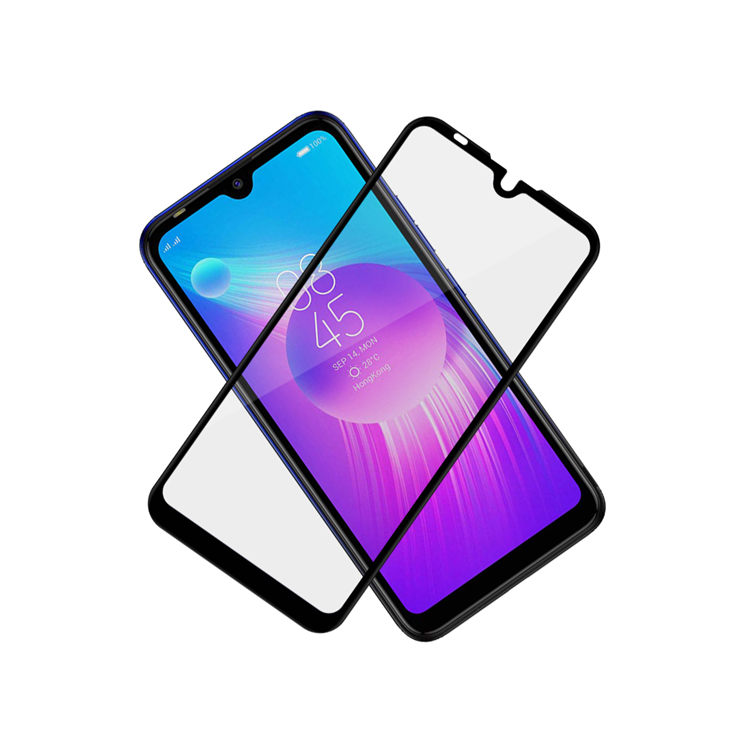 Alink 3D hot bending full glue tempered glass screen protector for Tecno Spark Go