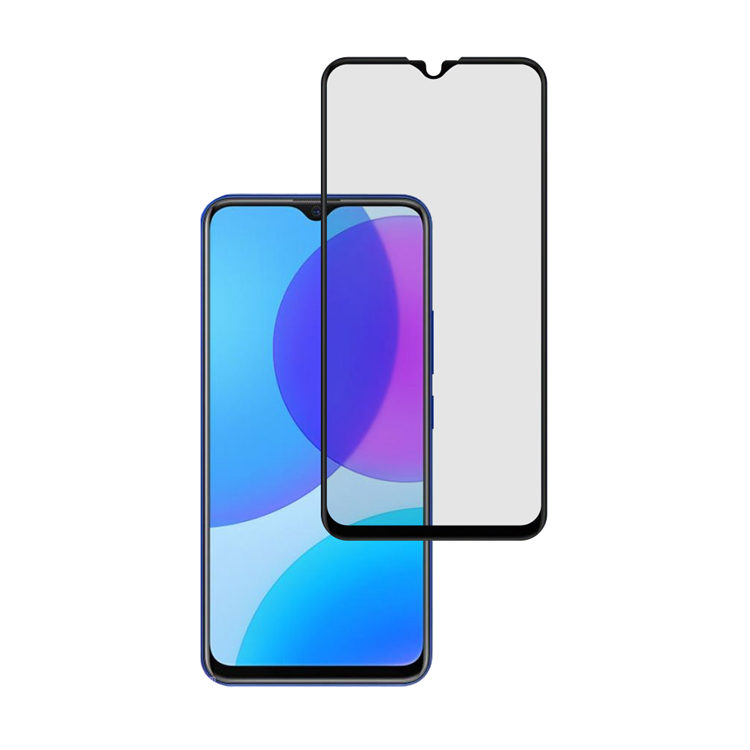 Alink 2.5D silk print full glue tempered glass screen protector for Vivo U20