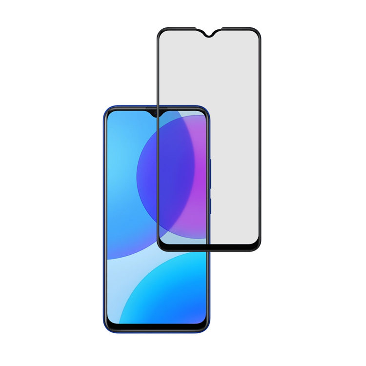Alink 2.5D silk print full glue tempered glass screen protector for Vivo U3