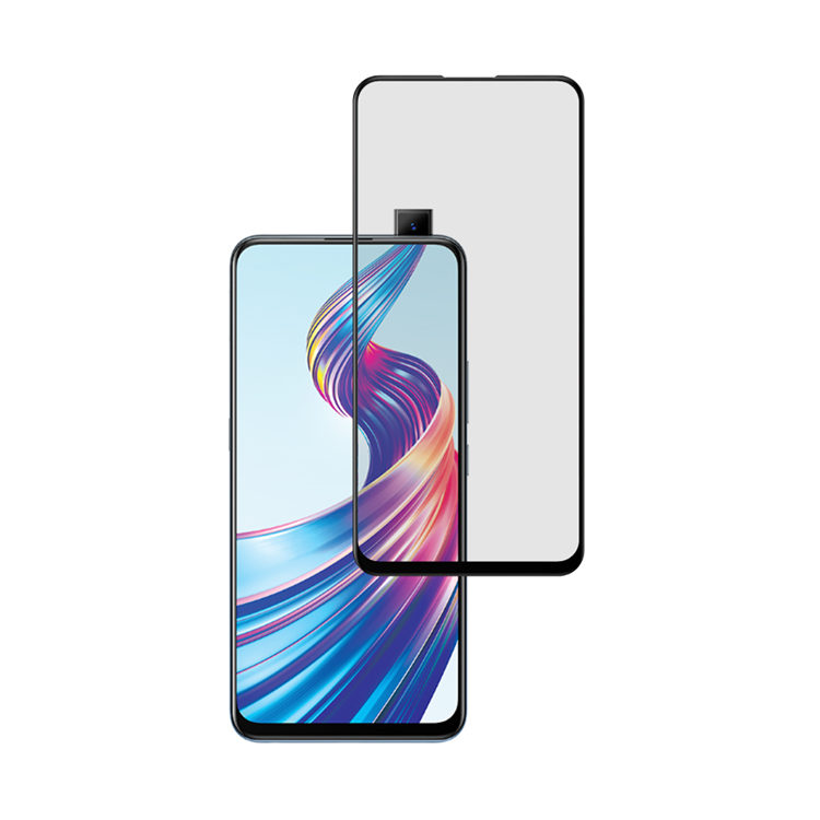 Alink 2.5D silk print full glue tempered glass screen protector for Vivo V15