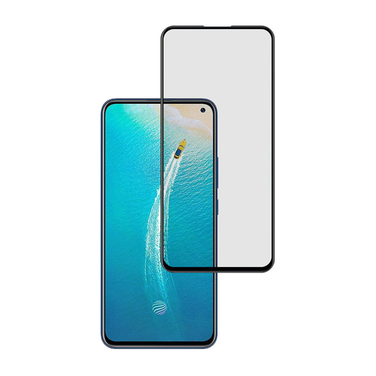 Alink 2.5D silk print full glue tempered glass screen protector for Vivo V19