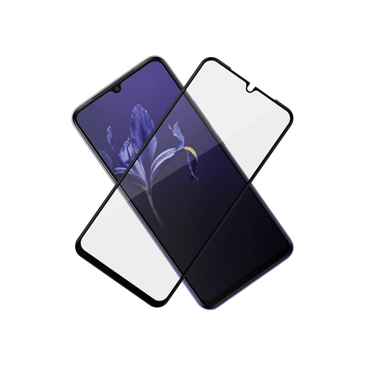 Alink 2.5D silk print full glue tempered glass screen protector for Vivo V20